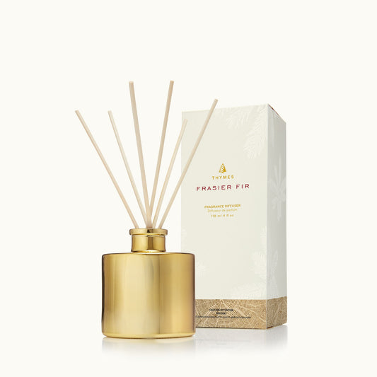 Thymes Frasier Fir 03535279320 Reed Diffuse, Petite Gold