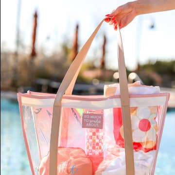 Jadelynn Brooke Iridescent Tote - Pink