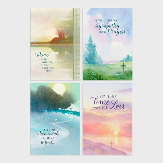 Dayspring U1204 Sympathy Cards - Set of 12 w/4 Designs