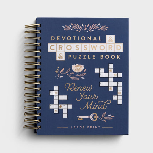 Dayspring U3370 Devotional Crossword Puzzle Book - Renew Your Mind