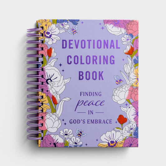 DaySpring U3621 Devotional Coloring Book - Finding Peace in God's Embrace