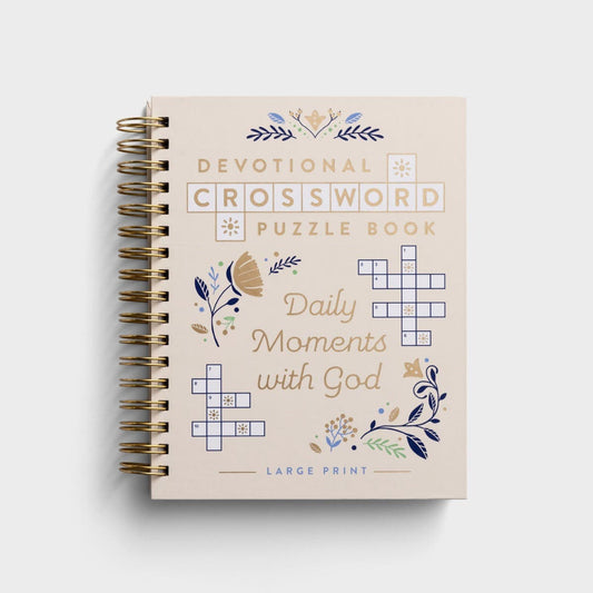 Dayspring U4460 Devotional Crossword Puzzle Book - Daily Moments With God