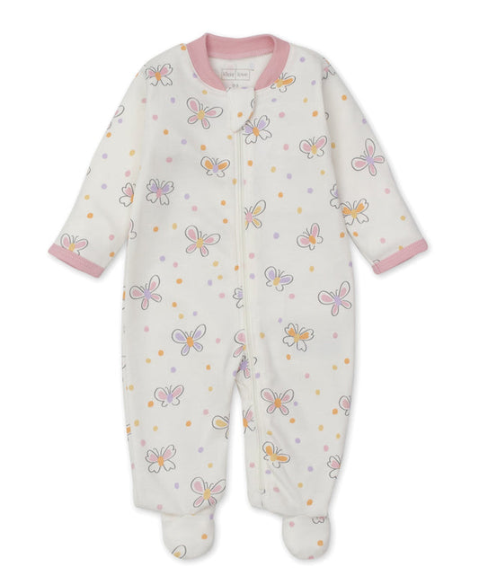 Kissy Kissy XGQ00380N Butterfly Footie W/Zipper