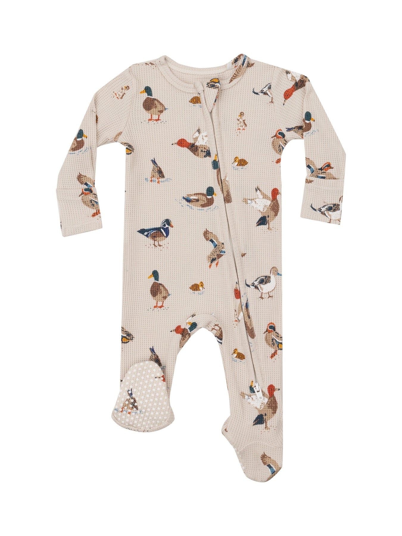 Angel Dear 651-F24-DUC Ducks 2 Way Zipper Footie