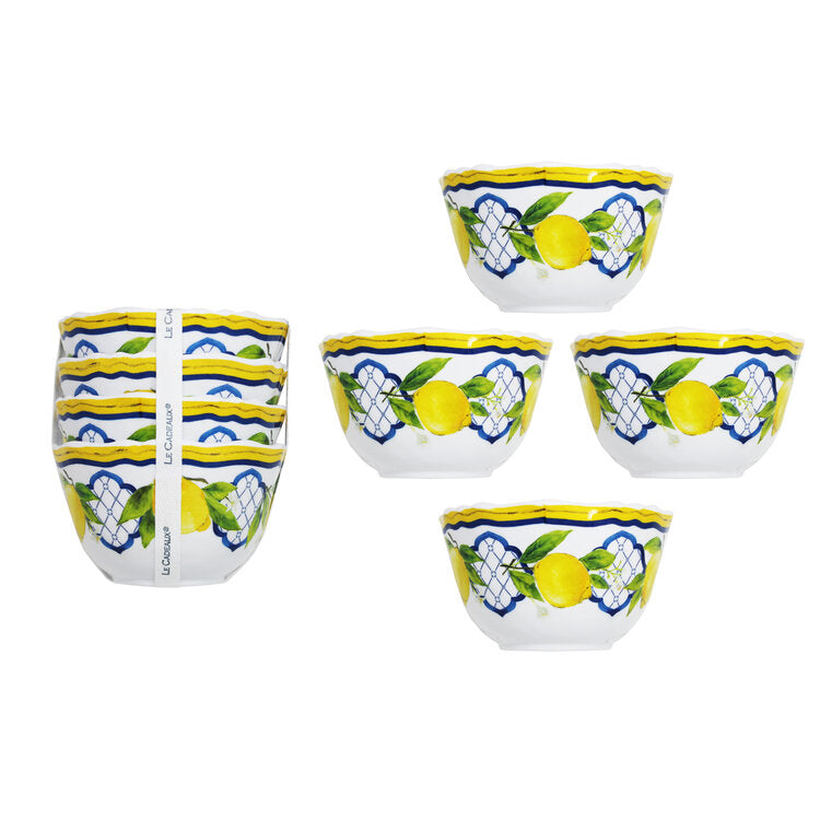 Le Cadeaux 098PAL Palermo Set of 4 Dessert Bowls