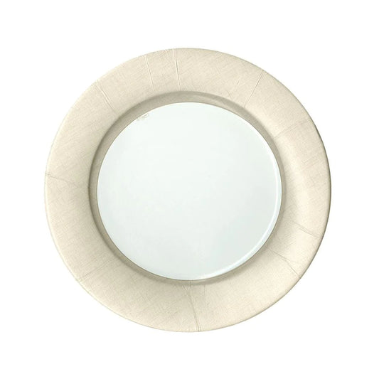 Caspari 11370 Linen Plates - Natural