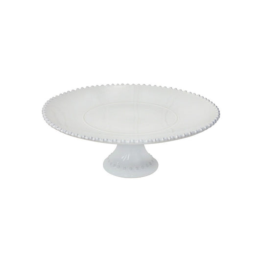 Costa Nova PEP334-02202F Pearl Footed Cake Plate 14"