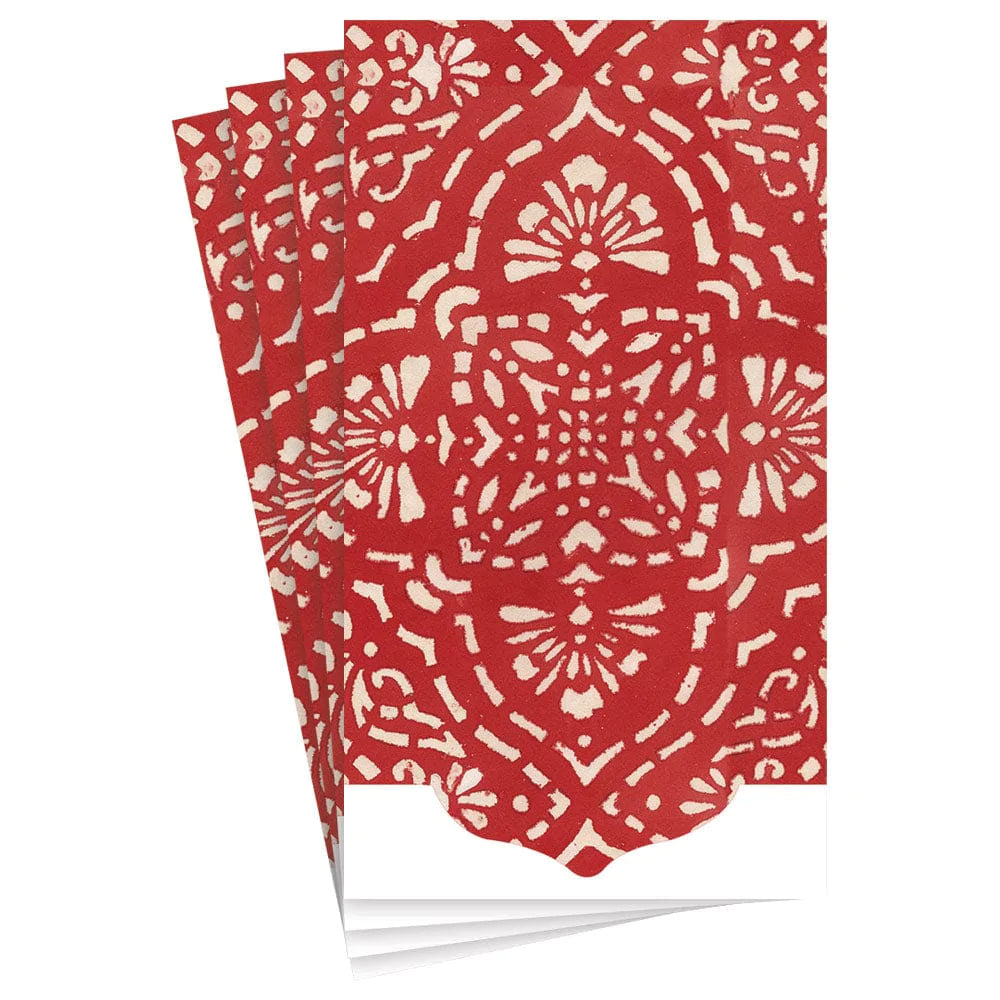 Caspari 17300 Annick Red Napkins