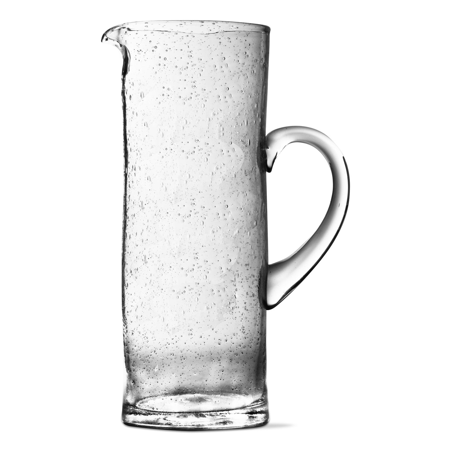 Tag Clear Bubble Glass Tall Pitcher