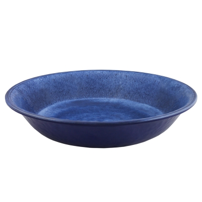 Le Cadeaux 244CAMB Campania Blue 13.75" Salad Bowl