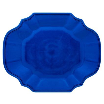 Le Cadeaux 272TDB Terra Dark Blue 16" Oval Platter