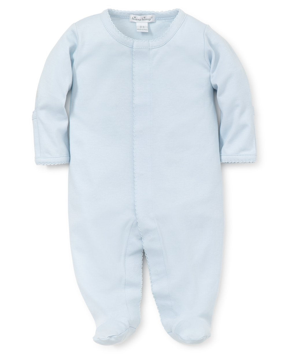 Kissy Kissy Basics Blue Footie