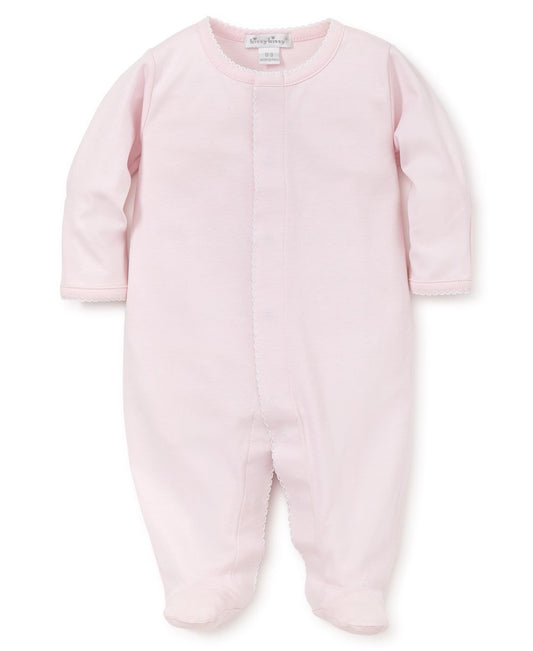 Kissy Kissy Basics Pink/White Footie