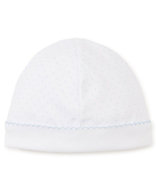 Kissy Kissy Dots Print White/Blue Hat