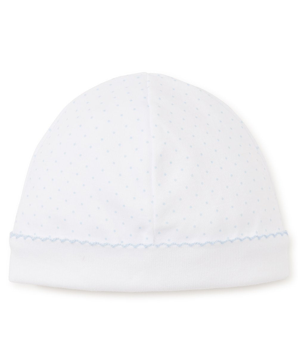 Kissy Kissy Dots Print White/Blue Hat