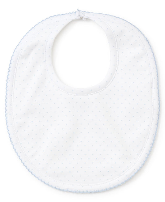 Kissy Kissy Dots Print Bib White/Blue