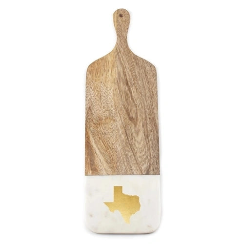 Mary Square 40377 Marble /Wood Cutting Board - Texas
