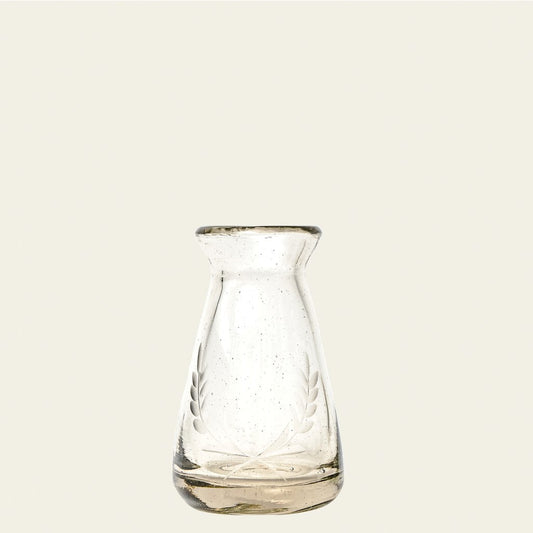 Jan Barboglio 4328CL Florecita Vase with Corona Laurel Etched