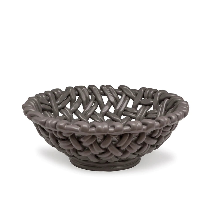 Skyros Designs 4803 Round Basket - Charcoal