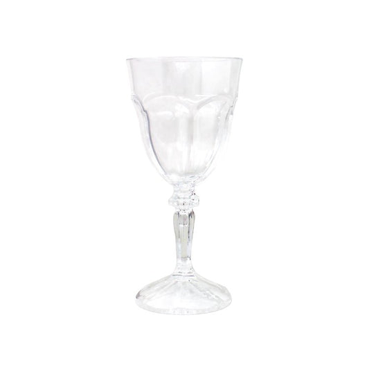 Le Cadeaux 613C Versailles Wine Glass Acrylic Clear