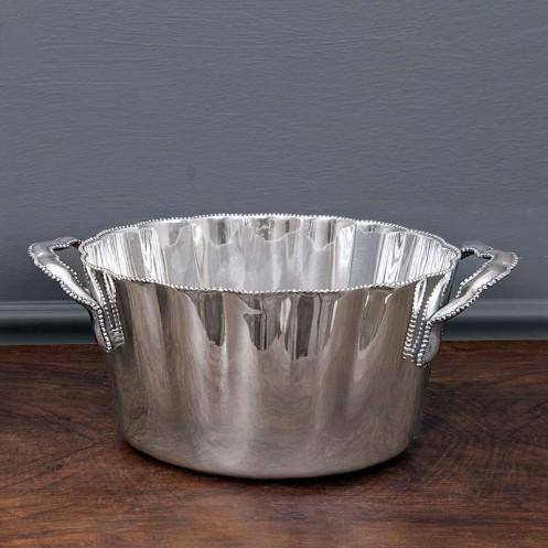 Beatriz Ball 7149 Pearl Denisse Oval Ice Bucket with Handles (lg)