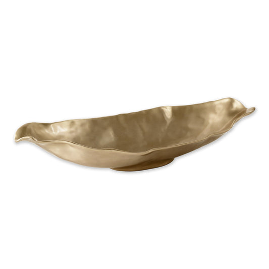 Beatriz Ball 7756 Sierra Modern Maia Oval Bowl Medium Gold
