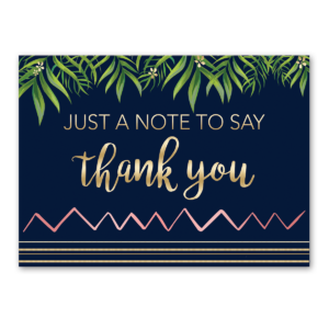 Lady Jayne 83154 Just A Note to Say Thank You Greeting Card