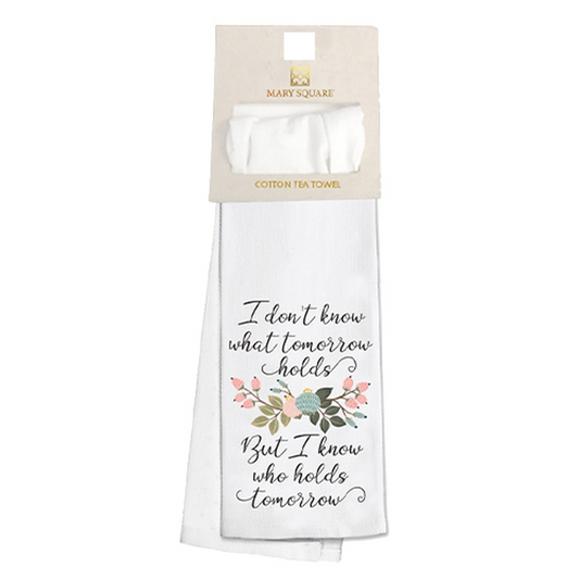 Mary Square Tea Towel - Tomorrow Holds