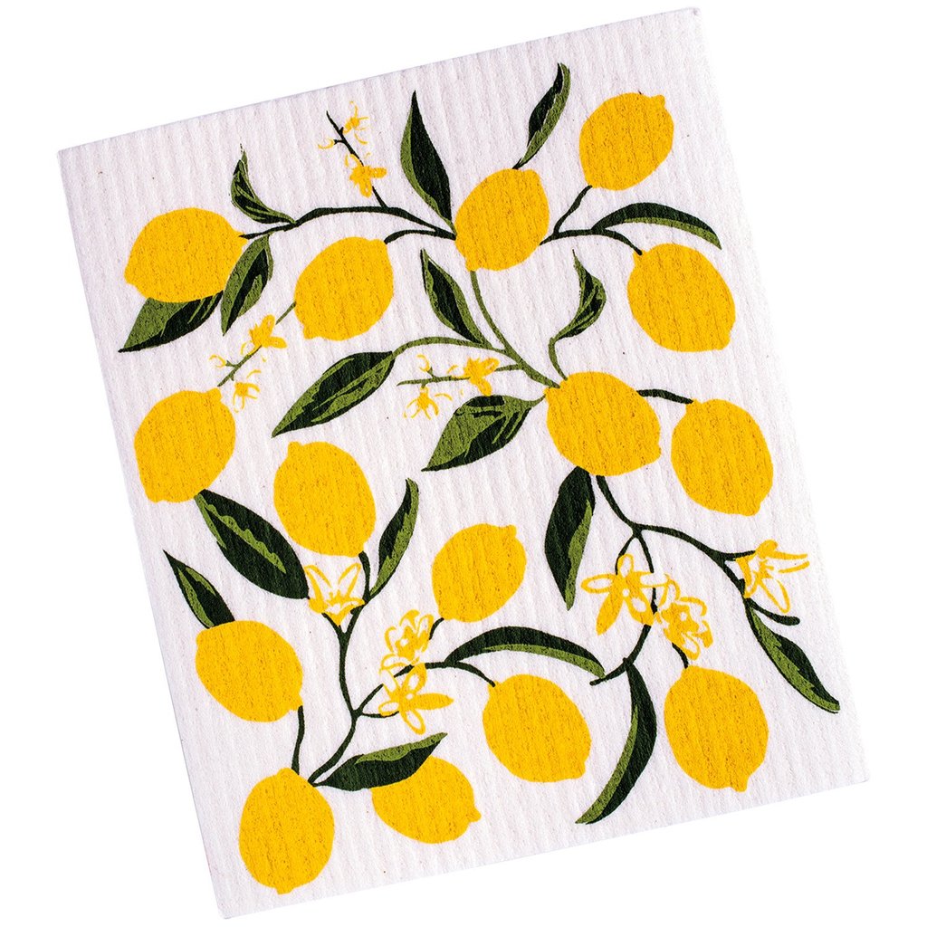 Design Imports 90846 Lemon Bliss Swedish Dishtowel