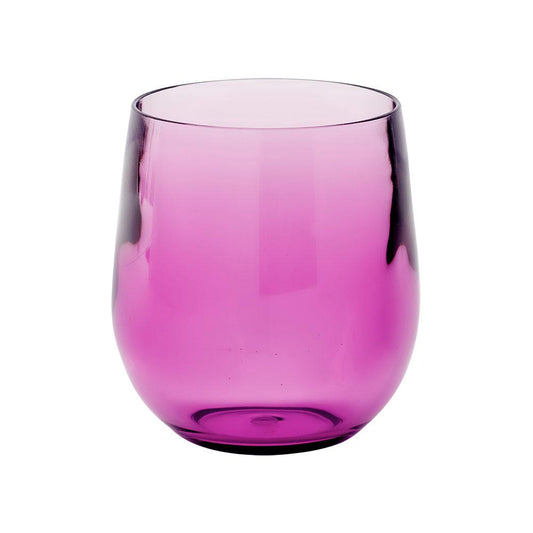 Caspari ACR103 Acrylic 12oz Tumbler Glass in Amethyst - 1 Each