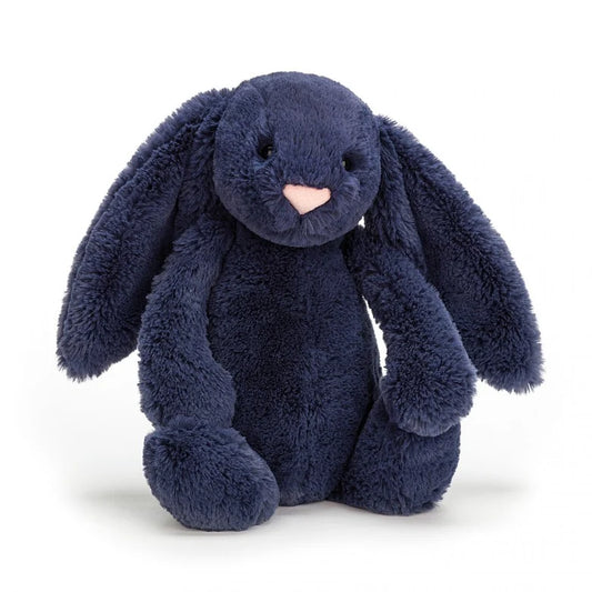 Jellycat BAS3NB Medium Bashful Navy Bunny