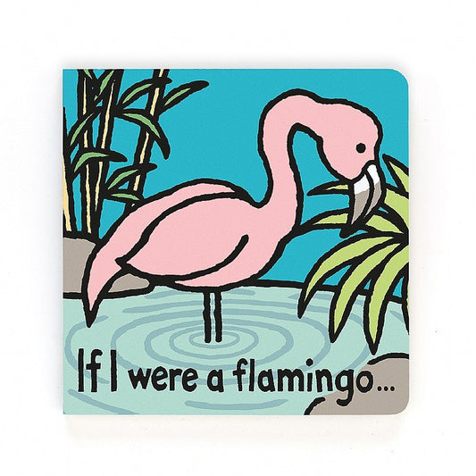 Jellycat BB444FLAM If I Were A Flamingo Book