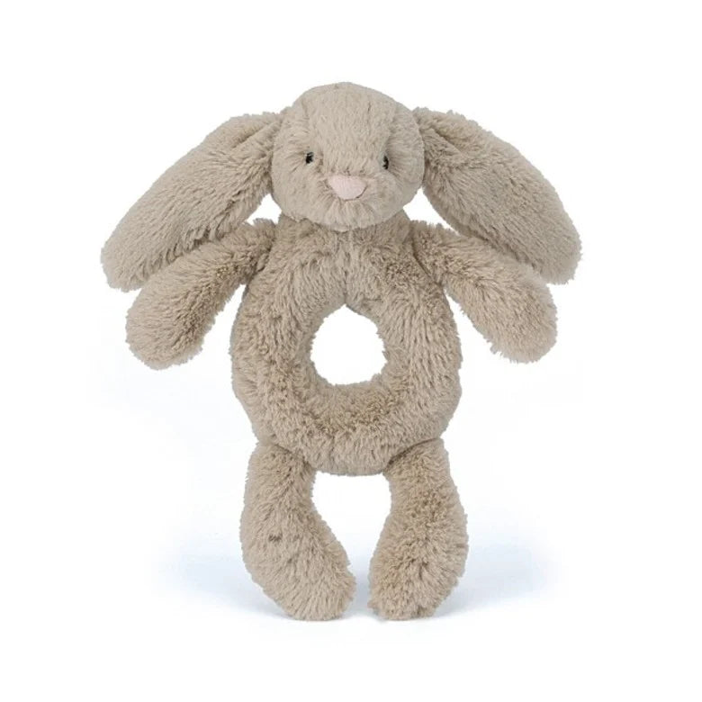 Jellycat BB4GR Bashful Beige Ring Rattle