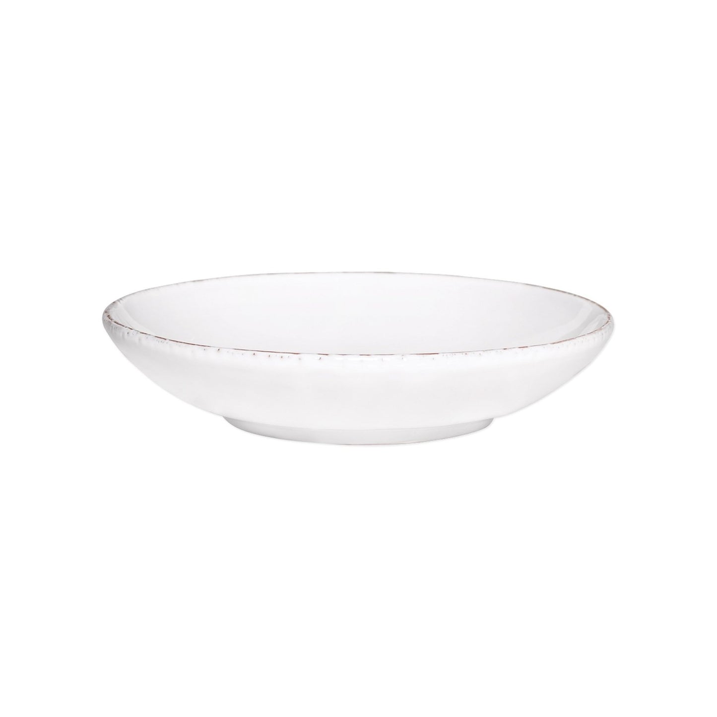 Vietri CUF-2604B Cucina Fresca Bianco Coupe Pasta Bowl