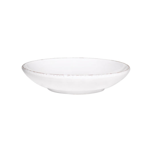 Vietri CUF-2604B Cucina Fresca Bianco Coupe Pasta Bowl