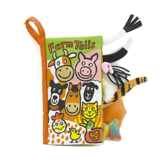 Jellycat BK444FT Farm Tails Book