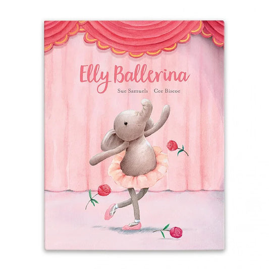 Jellycat BK4EB Elly Ballerina Book