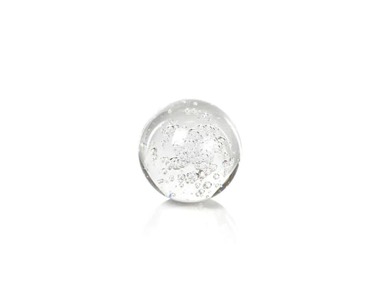 Zodax CH-4758 Crystal Fill Ball With Bubbles 3.15"