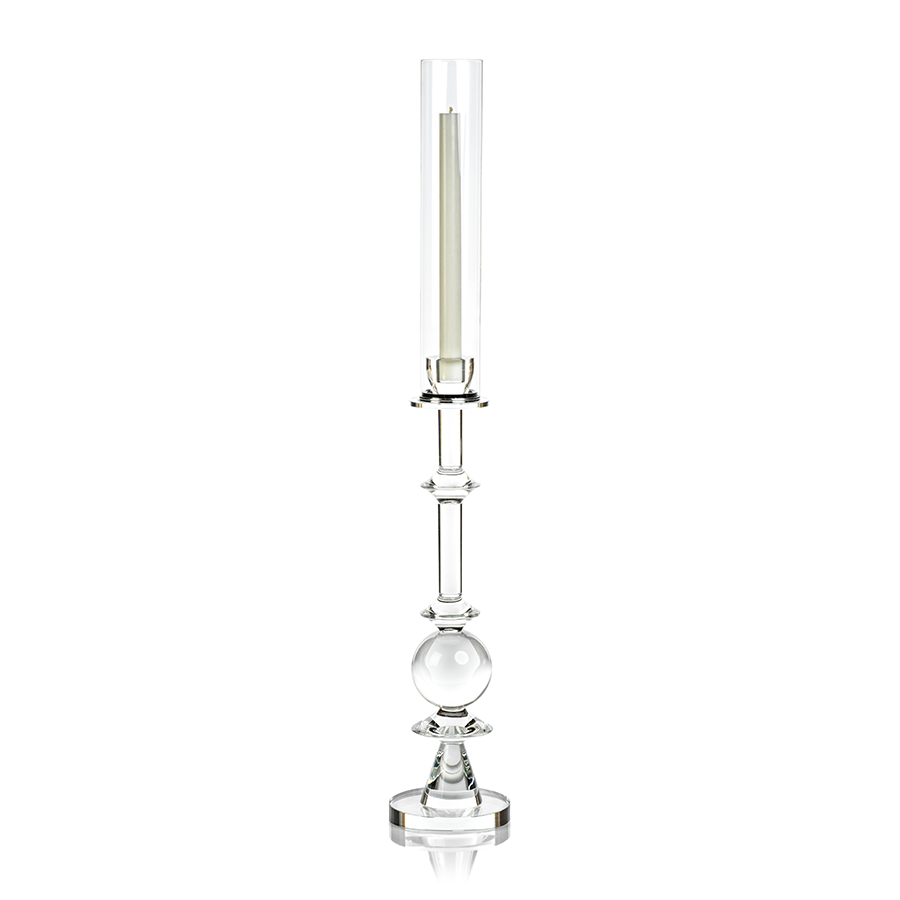 Zodax CH-5627 Valentina Crystal Candle Holder - 29"