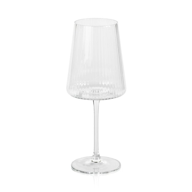 Zodax CH-6017 Bandol Fluted Textured Wine Glass