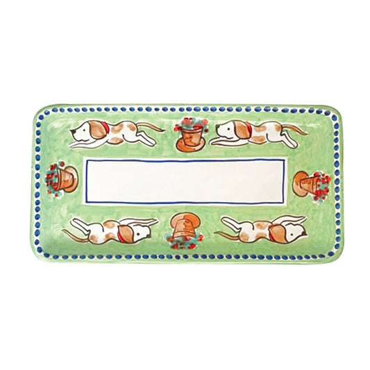 Vietri CNE-1041 Campagna Cane Rectangular Platter