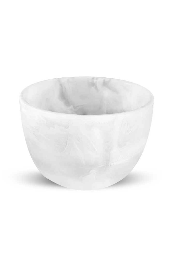 Nashi Home C01B32 Deep Small Bowl White Swirl