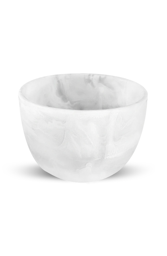 Nashi Home C01B32 Deep Small Bowl White Swirl