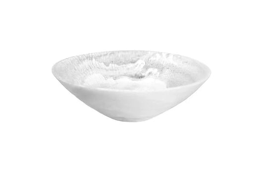 Nashi Home C03B03-B50 Everyday Small Bowl White Swirl