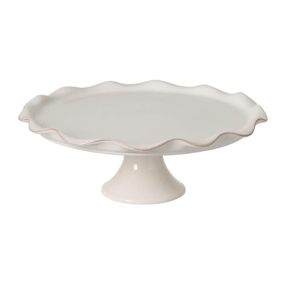 Casafina Large EP334 Footed Cake Plate White