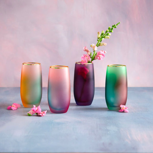 One Hundred 80 Degrees EM2329 Frosted Rainbow Tumbler