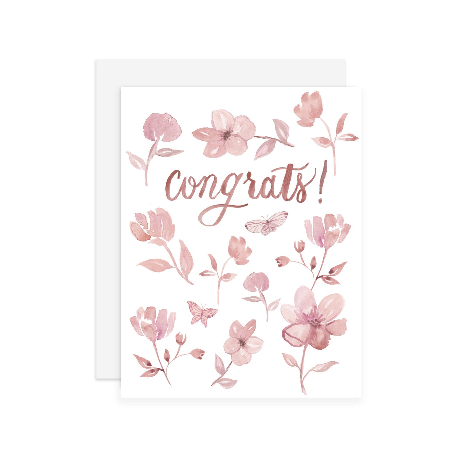 Malwest Design CBC01 Congrats Blush Greeting Card