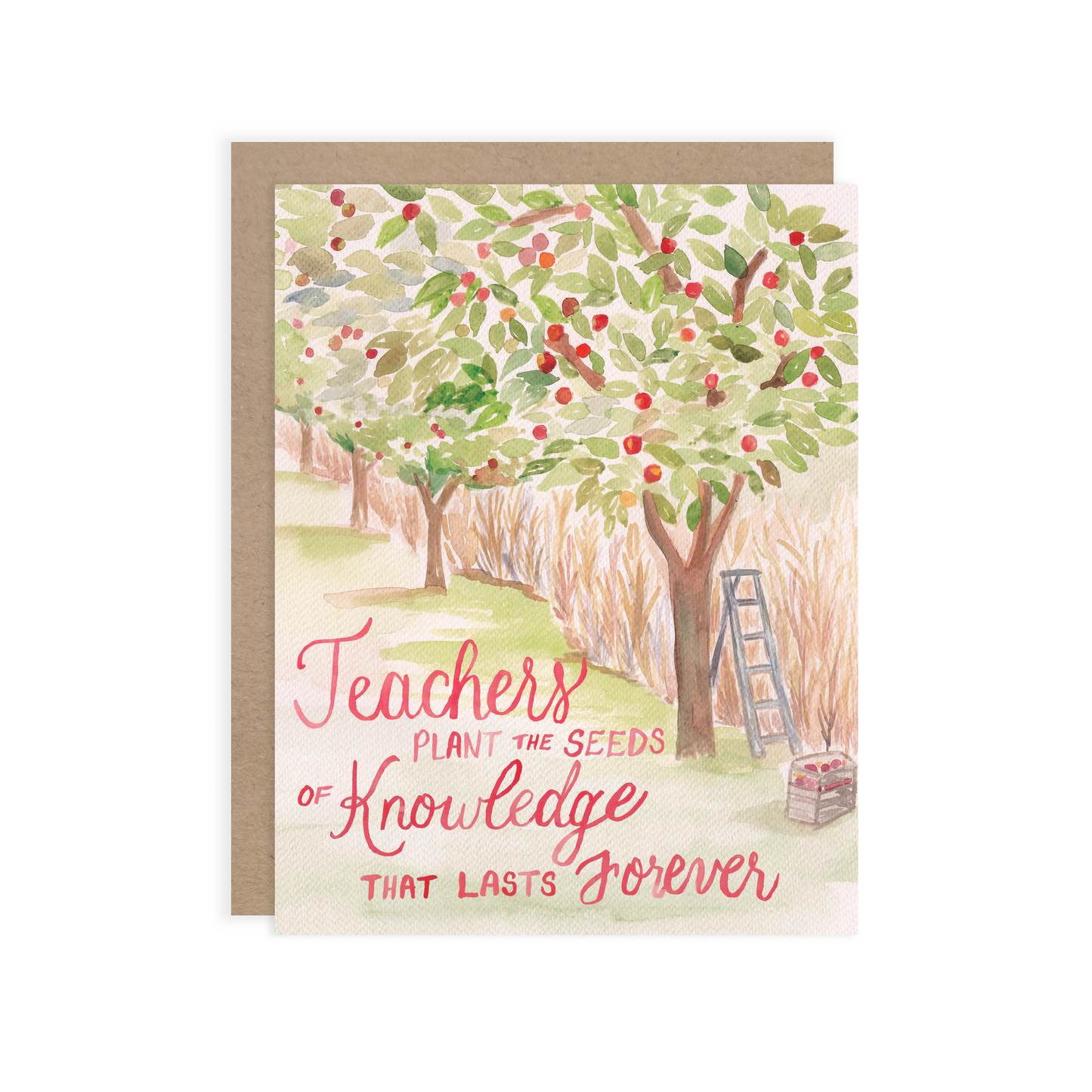 Malwest Design TAC01 Teacher Appreciation Greeting Card