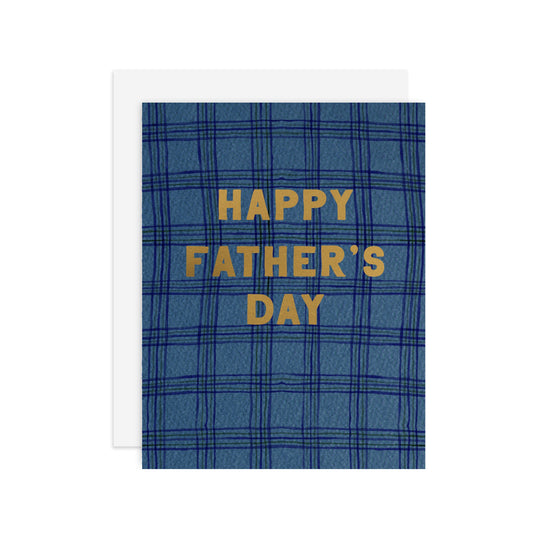 Malwest Design GCP01 Plaid Father's Day Greeting Card
