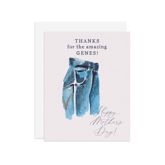 Malwest Design MGC01 Mom Genes Greeting Card